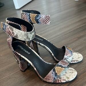 Jeffrey Campbell Snakeskin Patterned Heels